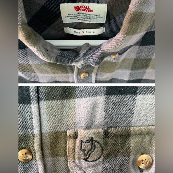 Fjallraven Men’s Skog Plaid Flannel Shirt - Picture 2 of 3